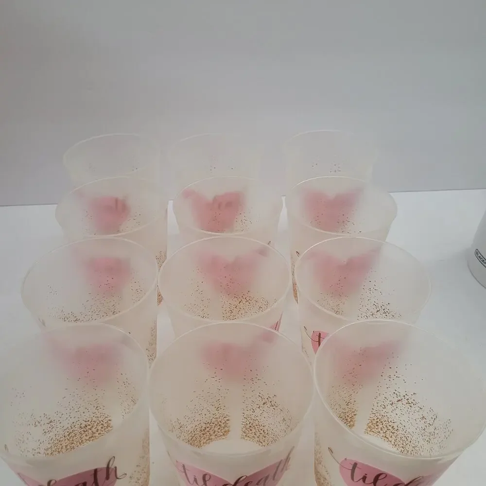 Wedding or Bachelorette Party Cups 3 Sizes